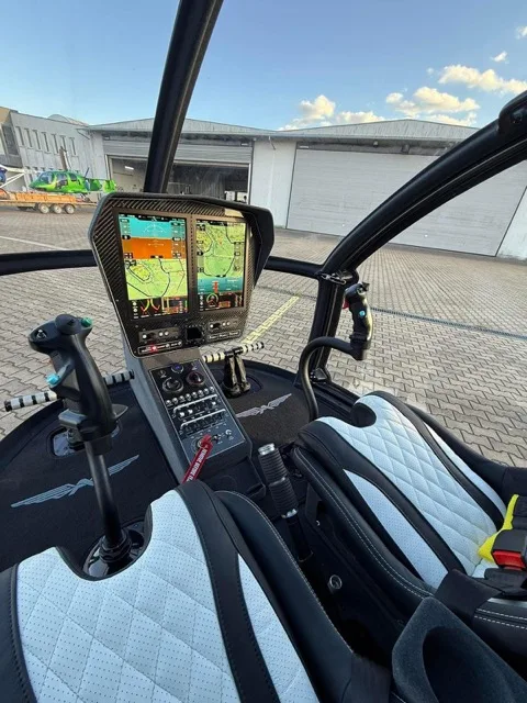 ARGO AH Helicopter cockpit interior