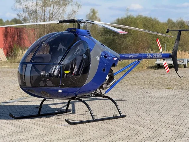 ARGO AH Helicopter on ground